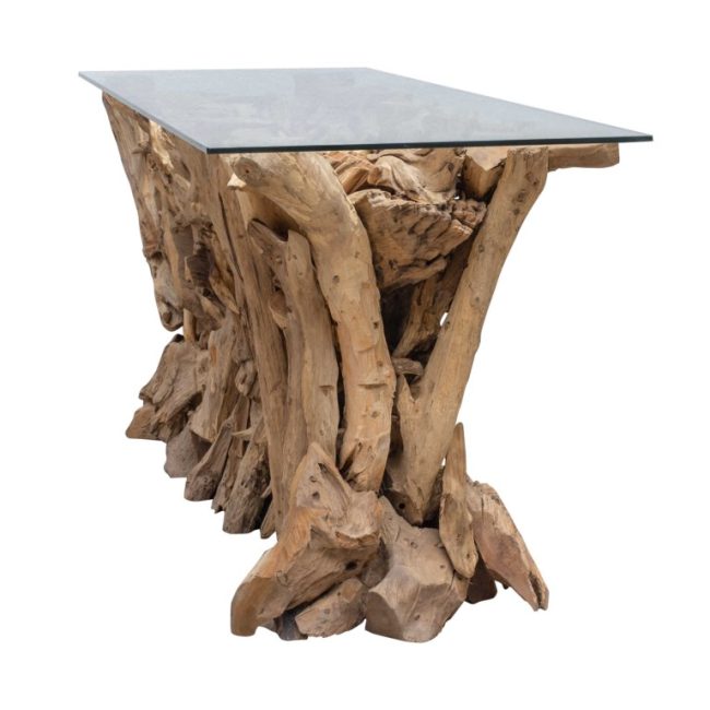 TEAK ROOT CONSOLE TABLE - Image 3