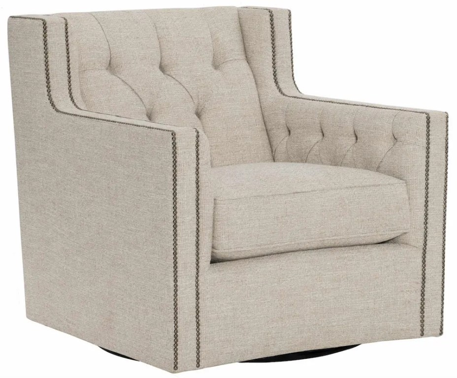 CANDACE LINEN SWIVEL CHAIR