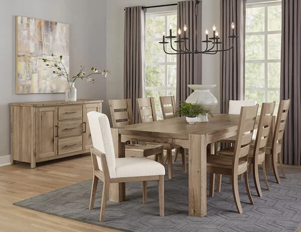 DEVLIN WHITE 76" LEG TABLE