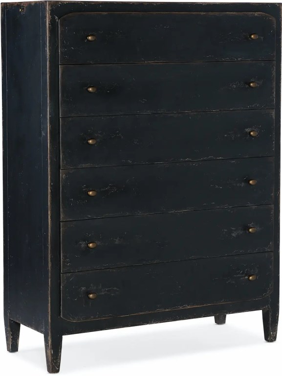 CIAO BELLA BLACK DRAWER CHEST