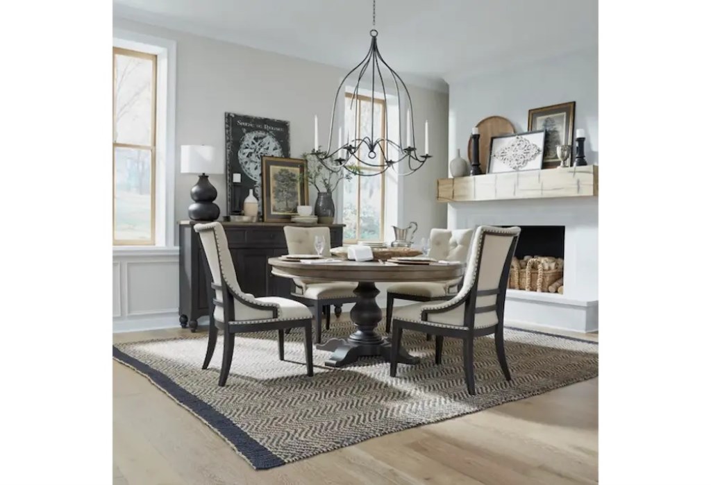 KAINE BLACK SIDE CHAIR - Image 3