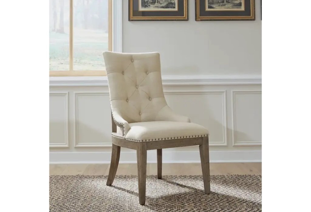 KAINE BROWN SIDE CHAIR - Image 2