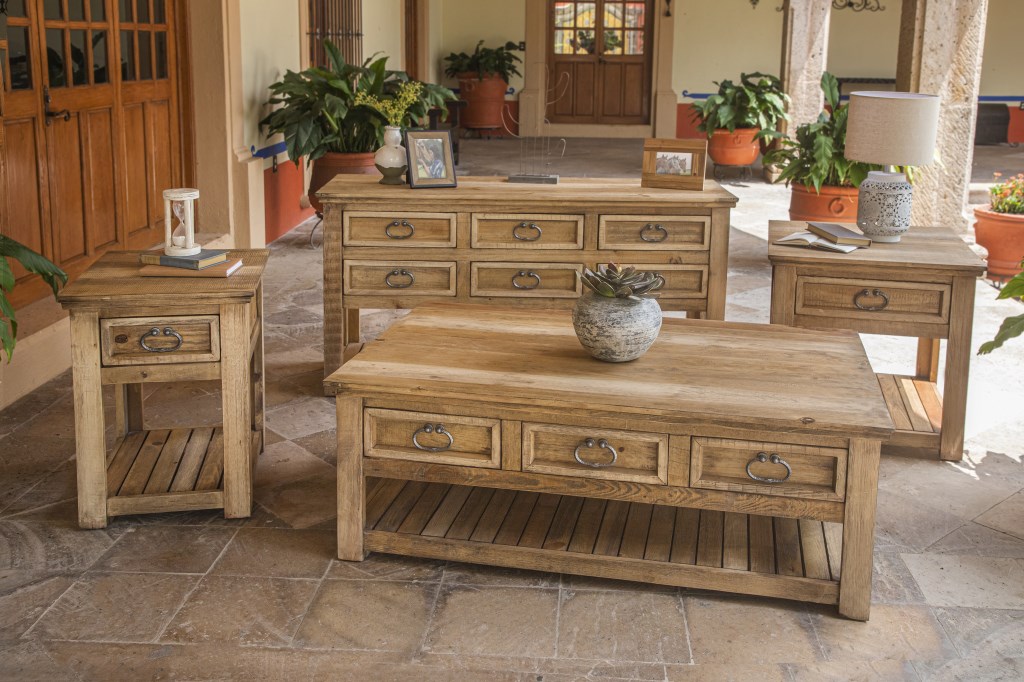 SABINAS 6 DRAWER SOFA TABLE - Image 3