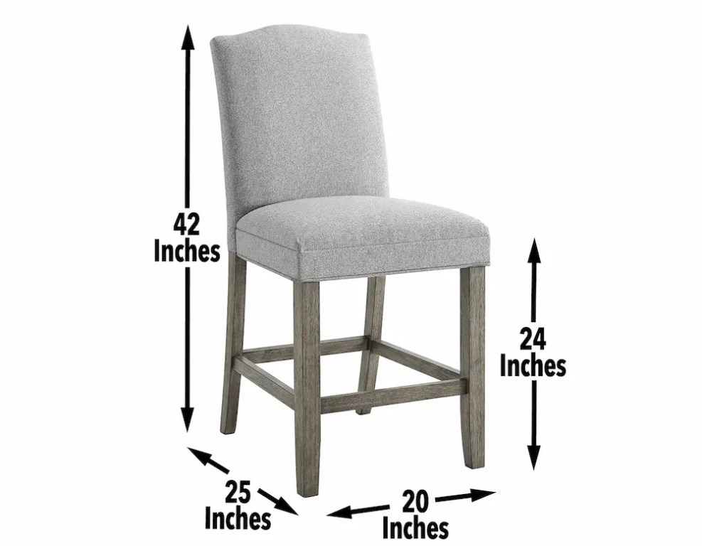 BOURA GRAY COUNTER CHAIR - Image 4