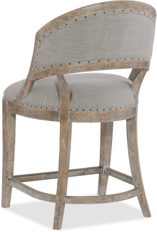 BOHEME BARREL BACK STOOL - Image 2