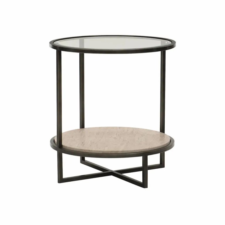 HARLOW ROUND CHAIRSIDE TABLE - Image 2