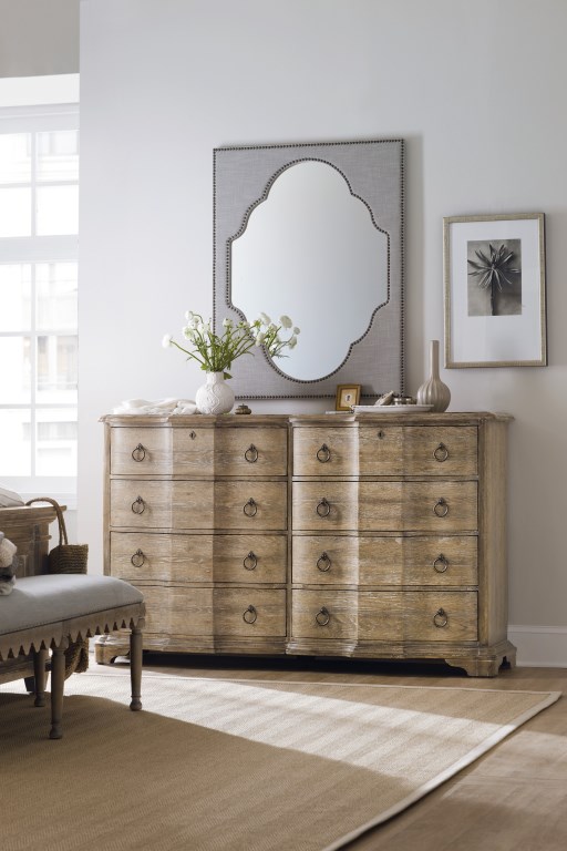 BOHEME LINEN WRAPPED MIRROR - Image 2