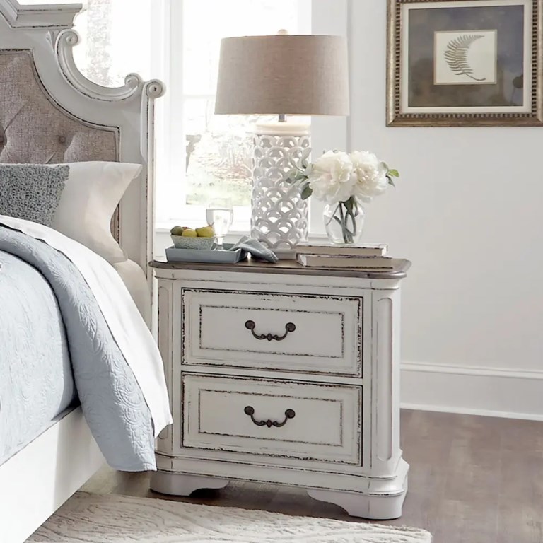 KIRWIN TWO DRAWER NIGHT STAND - Image 8