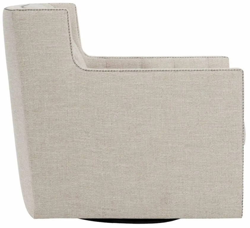 CANDACE LINEN SWIVEL CHAIR - Image 2