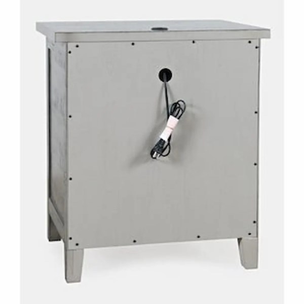 BANKSTON GREY NIGHTSTAND - Image 2